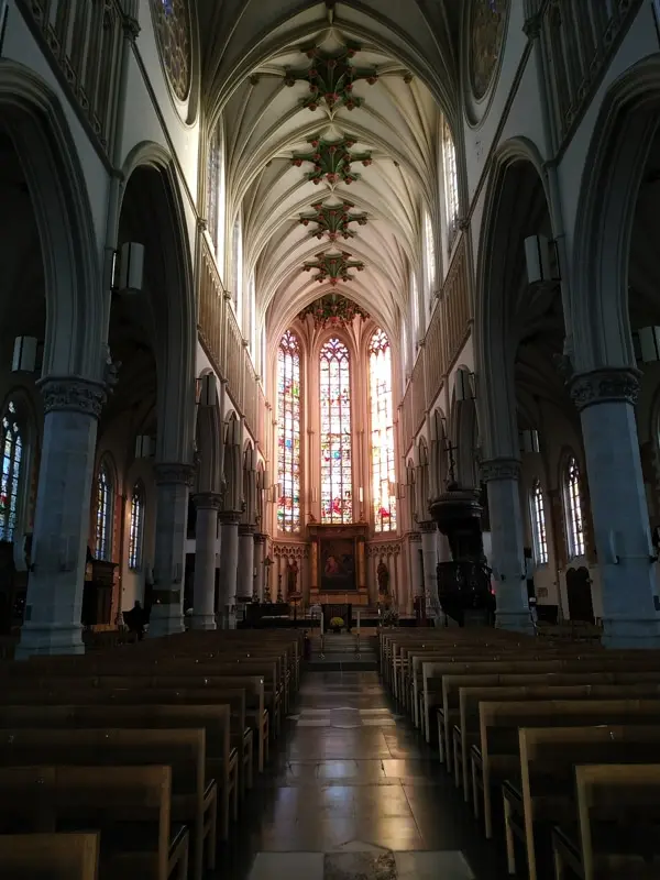 L'intérieur de l'église Saint Christophe de Tourcoing