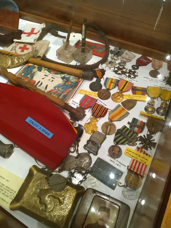les médailles des soldats wattrelosiens
