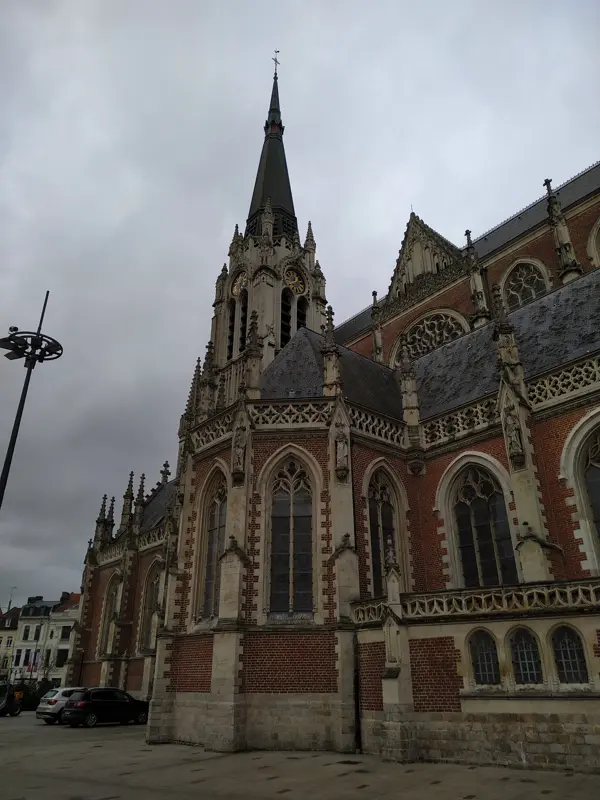L'arrière de l'église Saint Christophe de Tourcoing