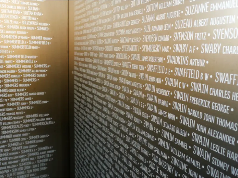 L'anneau de la mémoire de Notre Dame de Lorette