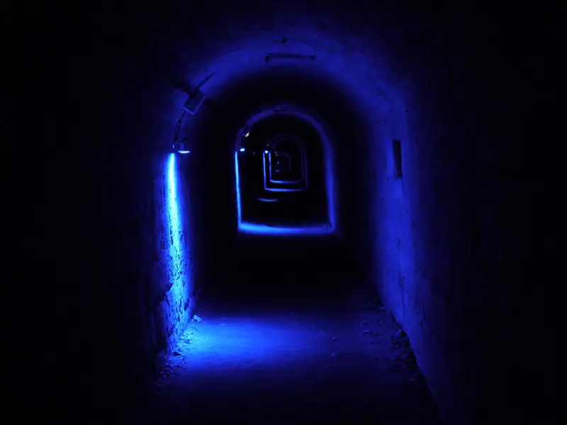 ambiance boite de nuit dans les souterrains de la citadelle de Cambrai