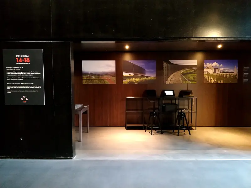 l'espace mémoriel du centre d'interprétation de souchez