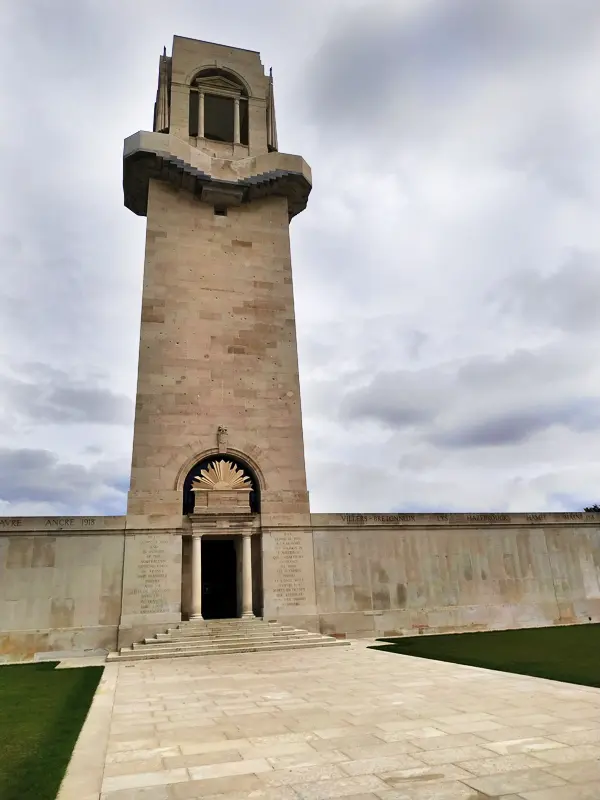 La tour du mémorial australien de Villers-Bretonneux