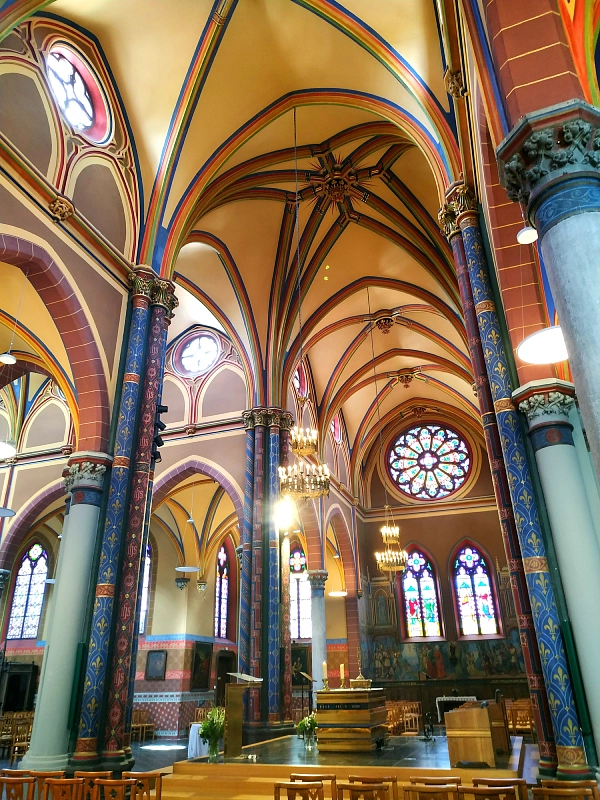 les décors peints de l'église Saint Martin de Croix