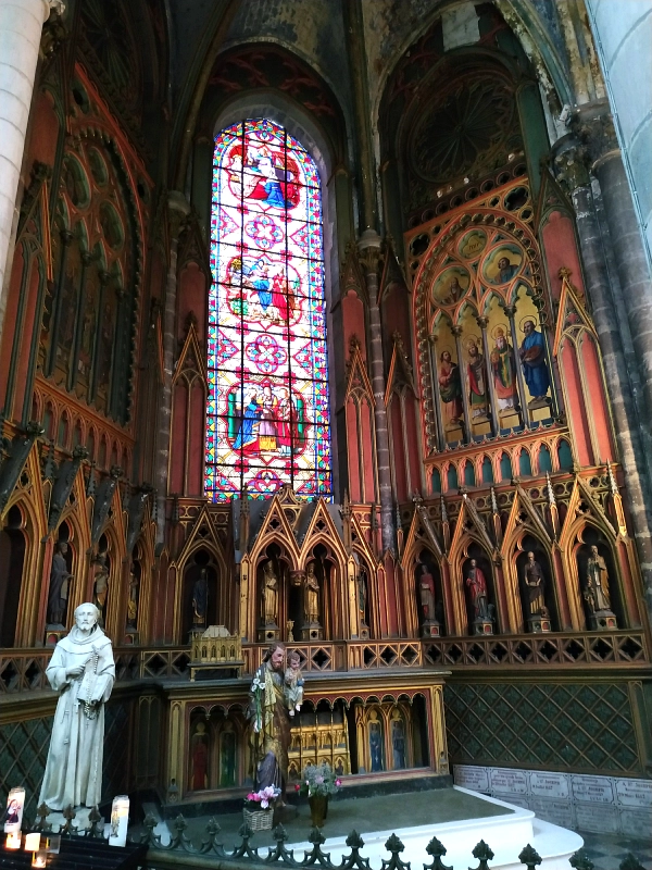 chapelle saint Joseph dans la cathédrale Notre Dame de Saint-Omer