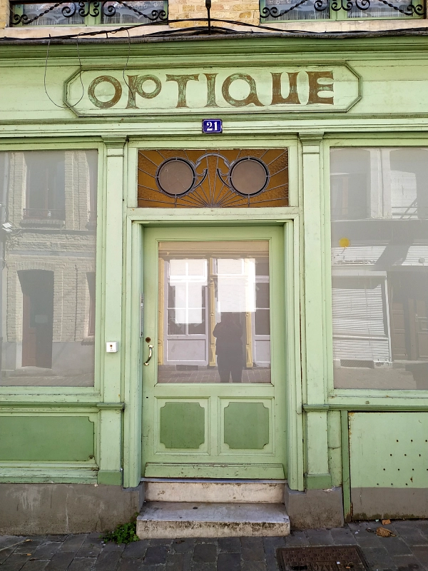 ancienne boutique d'optique à Saint-Omer