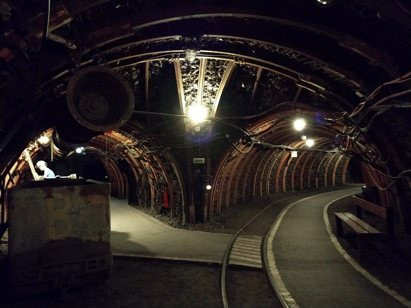 galeries de mines reconstituées au centre historique minier de Lewarde