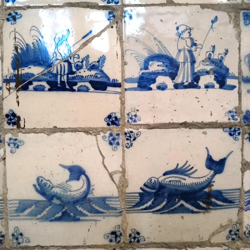 détail des faïences