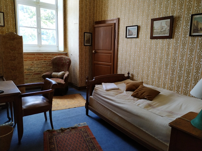 chambre d'un domestique au château de Trélon