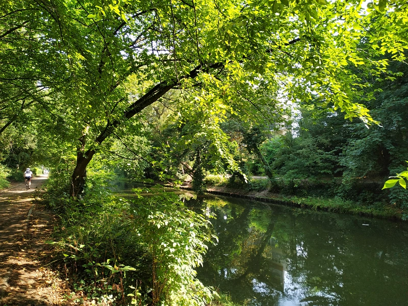 promenade quai du Halot à Tourcoing