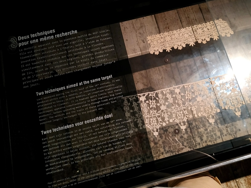 deux techniques manuelles de dentelle, Calais