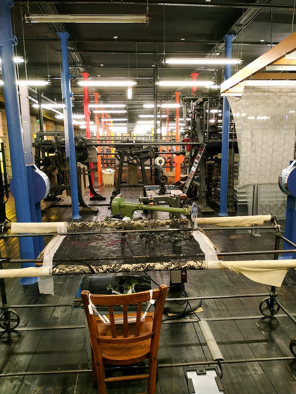 les métiers mécaniques à la Cité de la dentelle et de la mode de Calais