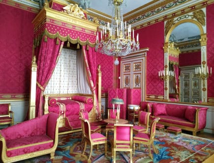 chambre de l'empereur du château de compiègne