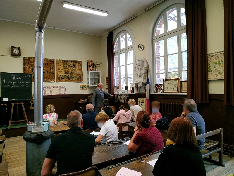 prêt pour la dictée à la plume