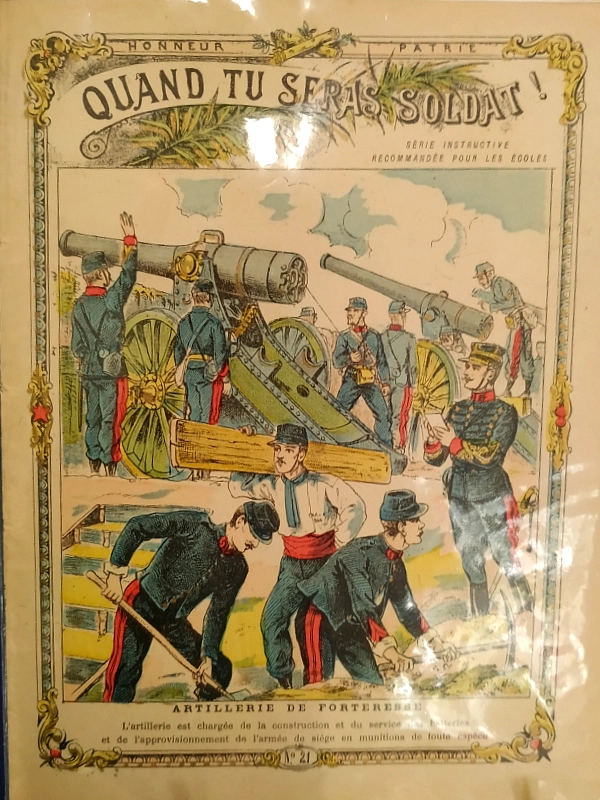 protège cahier quand tu seras soldat