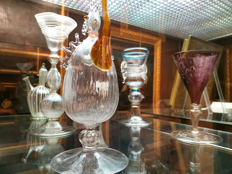 verre de Venise au musée Antoine Vivenel de Compiègne