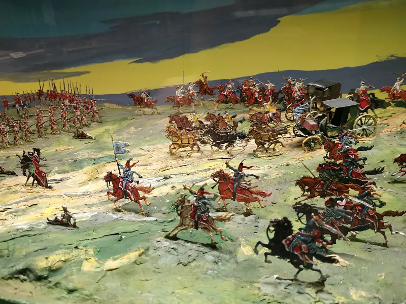 bataille reconstituée au musée de la Figurine historique