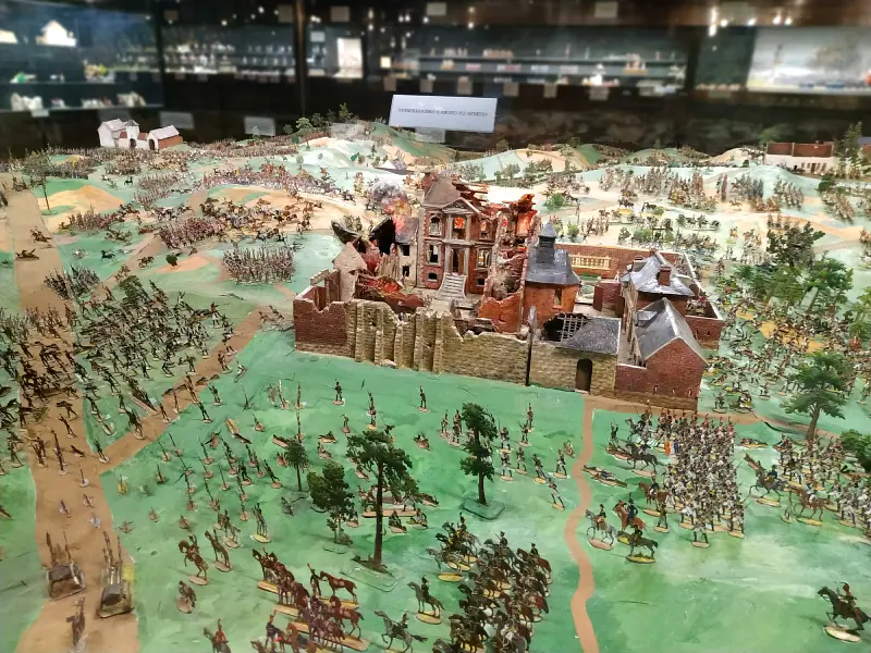 la bataille de Waterloo au musée de la Figurine historique