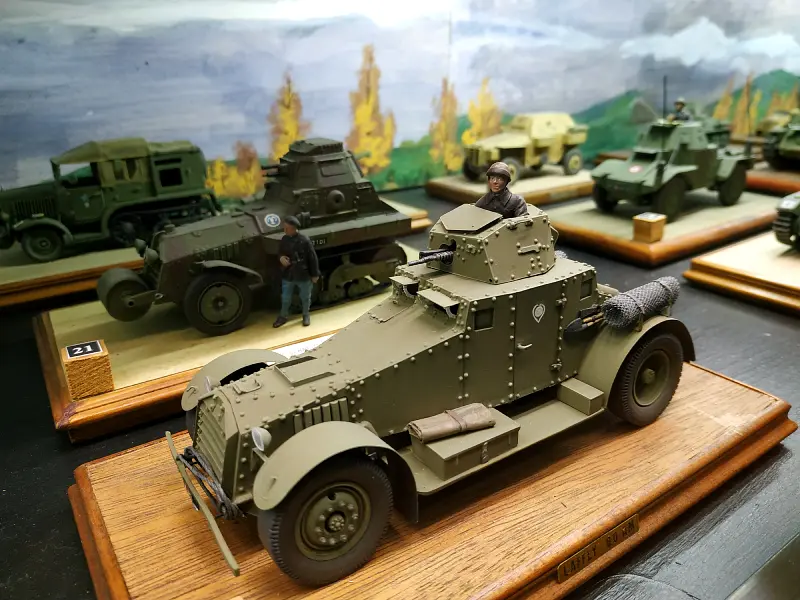 maquette de char au musée de la Figurine historique