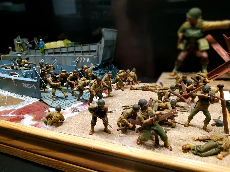 débarquement en Normandie au musée de la Figurine historique
