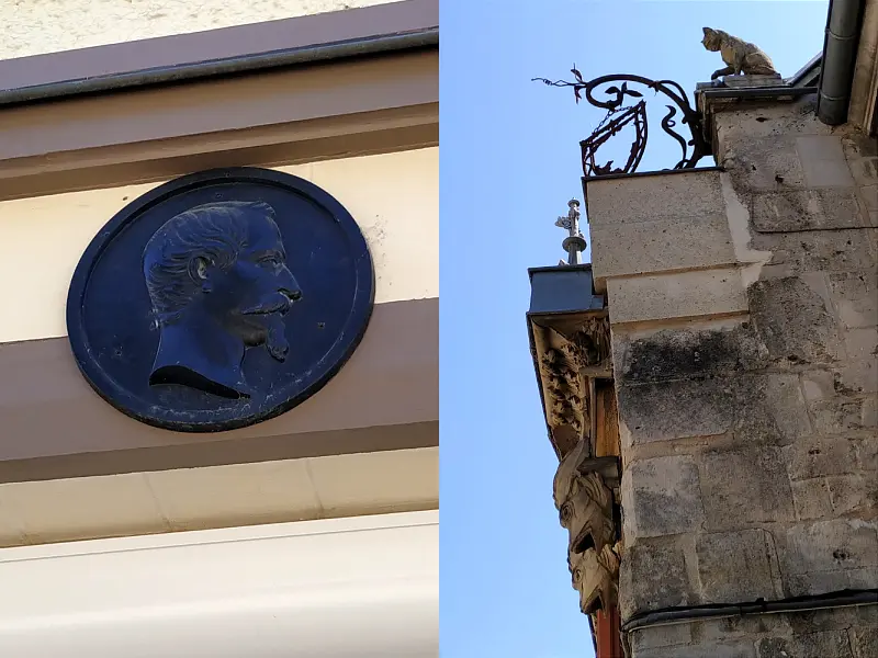 détail de maisons à Pierrefonds