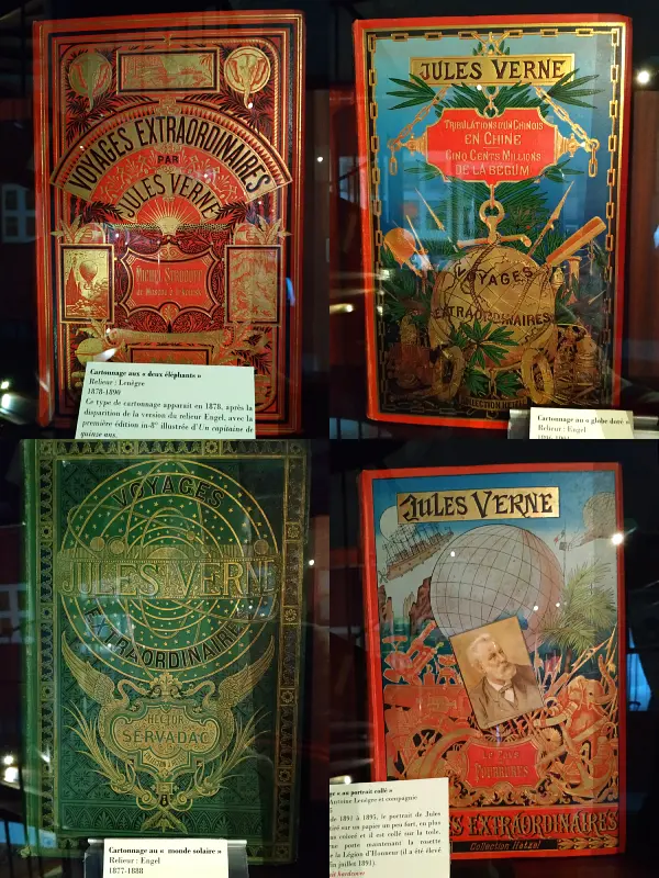 Couvertures de livres de Jules Verne