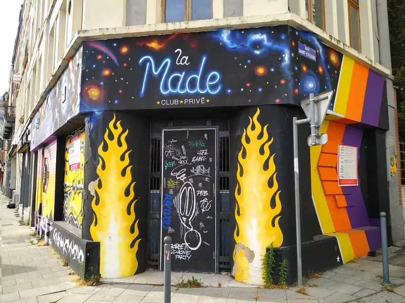 façade peinte street art à Roubaix