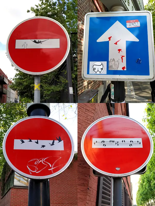 panneaux de signalisation à Roubaix