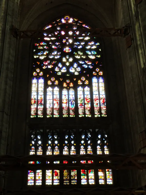 le vitrail de la rose