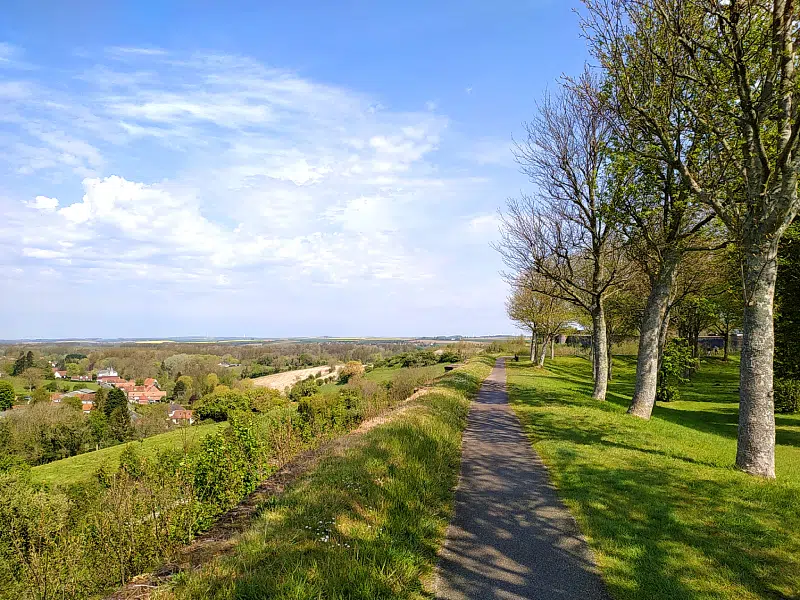 vue sur la vallée de la Canche