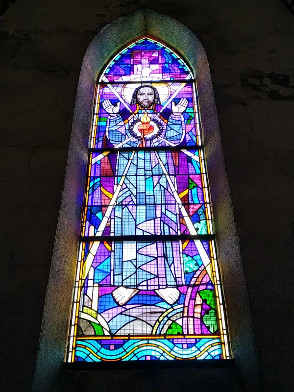 vitrail de l'église de masnières
