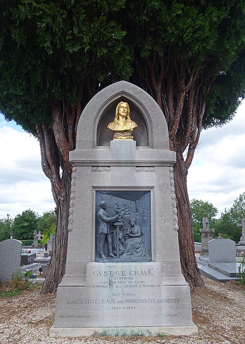Valenciennes — tombe de gustave crauk