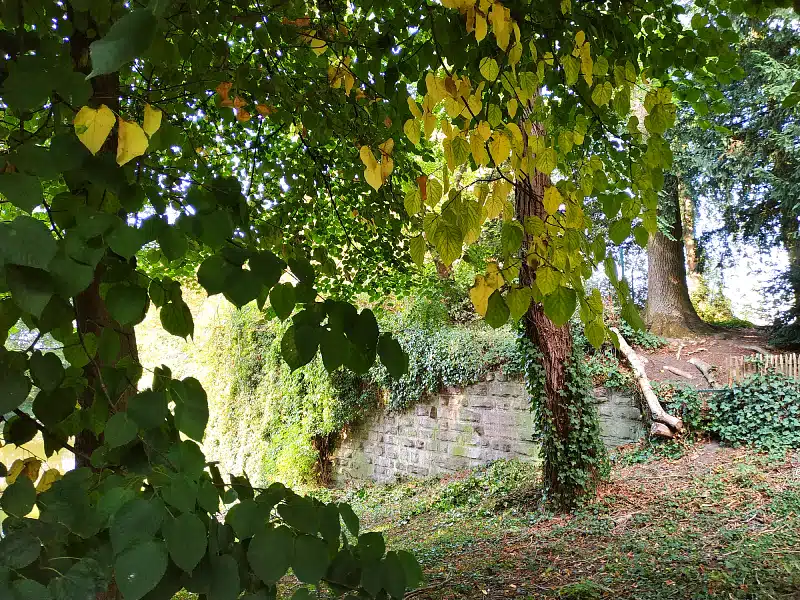 pierre en diamant des anciennes fortifications à Tournai