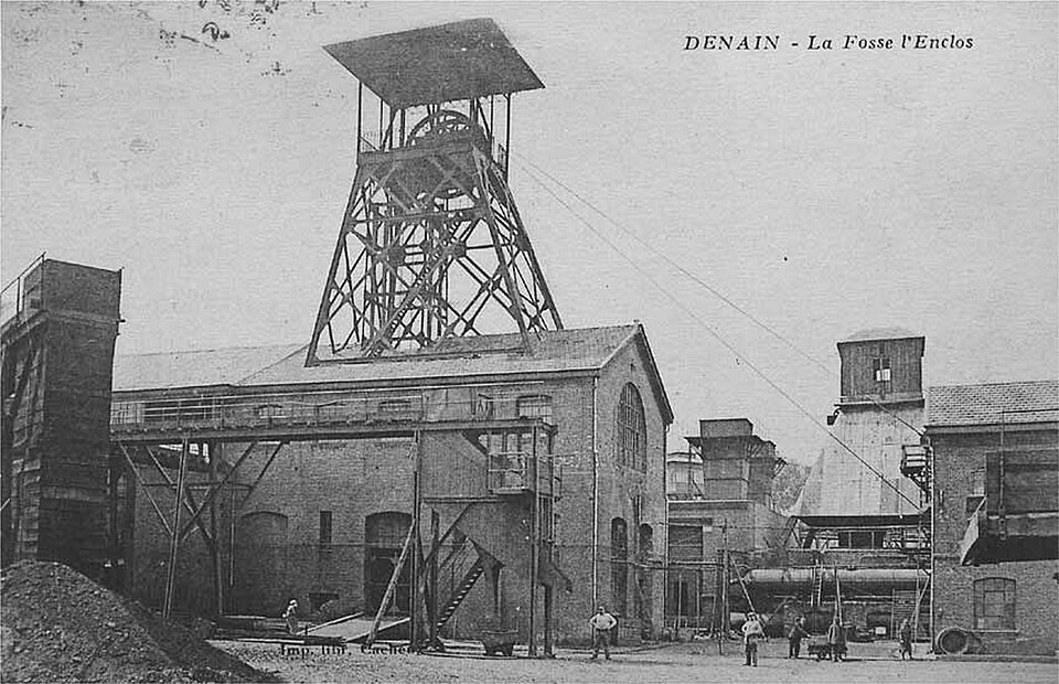 Denain fosse enclos des mines d anzin f