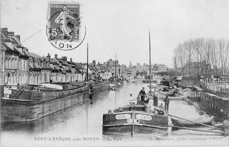 pont l'évêque bateliers avant guerre