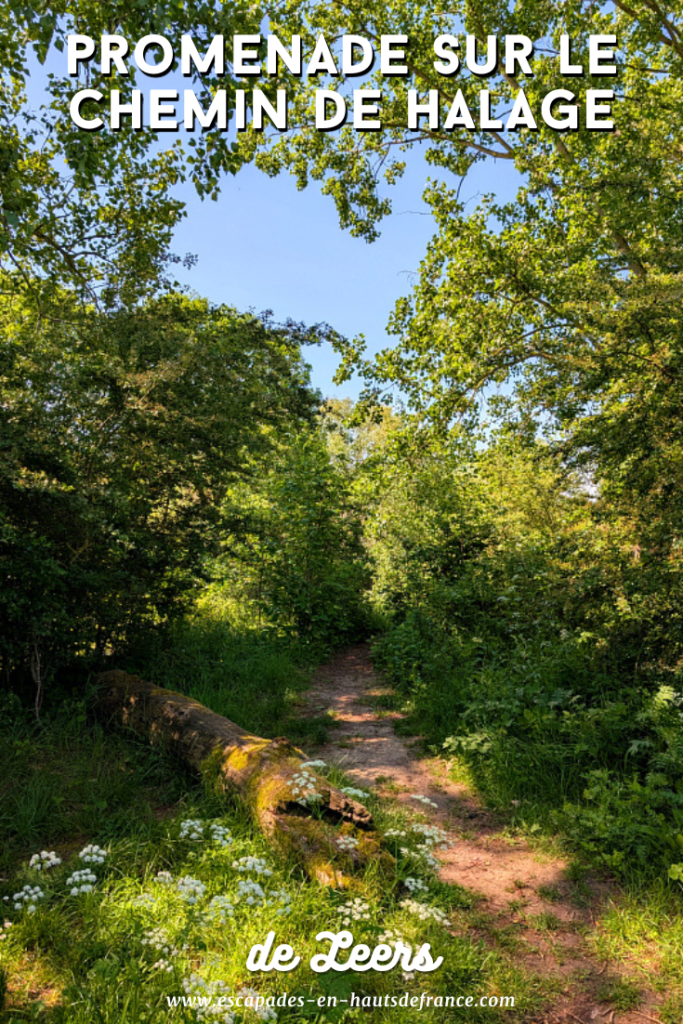 Promenade sur le chemin de halage de leers